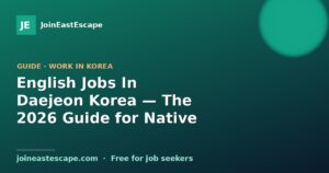 English Jobs In...