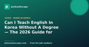 Can I Teach Eng...